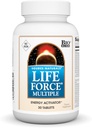 Source Naturals Life Force multiple Iron Free Daily Multivitamin High Potency Essential Vitamins, Mineraller, Antioksis & Nutrients - Energy & Immune Boost - 30 Tabletler