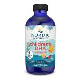 Σκανδιναβικά φυσικά Παιδιά DHA, Φράουλα - 8 oz για παιδιά - 530 mg Ωμέγα-3 με EPA & DHA - Ανάπτυξη & λειτουργία του εγκεφάλου - Μη ΓΤΟ - 96 Υπηρεσίες