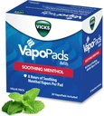 Vicks VapoPads Original Menthol Scent - Vapor Pads Refill for Vicks Humidifiers and Steam Inhalers, Scent Pads for Confusion and Cough Relief, 20-Pack, Box Color May Vary