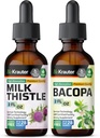 BIO KRAUTER Süt Butle Tincture 2 Fl. Oz. & Bacopa Tincture 2 Fl. Oz.