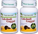 Planet Ayurvda Lakshadi Guggul - Herbal Tabletleri, %100 Doğal - 2 Şişe (Her Şişe 120 Tablet)