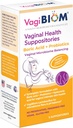 VagiBiom Boric Acid Suppositories with Lactobacillus: Microbiome Flora Balance; Ισορροπία και Nourishes Healthy Flora; Paraben-free Συντηρητικό-ελεύθερο (5 καταμέτρηση)