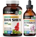 BIO KRAUTER Dan Shen 250 Κάψουλες & Astragalus Βάμμα 4 Fl. Oz.