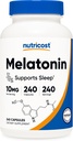 Nutricost Melatonin 10 mg, 240 Capsules, Non-GMO & Gluten Free
