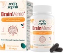 Memory ve Focus için Beyin Supplements - Omega-3 ile Phospholipid Kompleksi, Plasmalogens for Cognitive Performance and Focus Advancedment - Non-GMO, 60 Days