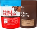 Equip Gıdaları Prime Protein Toz Çikolata ve Altın Standart Temiz Kahve