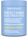 BodyHealth PerfectAmino Ηλεκτρολυτές σκόνης Όχι Ζάχαρη, Νηστεία ενυδάτωσης Keto Zero Ζάχαρη Ηλεκτρολύτες Ποτό Μίγμα με Ίχνη Ορυκτά - Πάθος Φρούτα - 30 Μερίδες