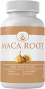 PURE ORIGINAL INGREDIENTS Maca Root, (100 Capsules) Her zaman Pure, No Wordss Or Fillers, Lab TY