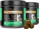Köpekler için Probiyotikler | Tüm Doğal Köpek Probiyotik Supplement with Enzymes, Prebiyotikler, Riley | Digestive Health, Vitamin & Immunity, 180 ( 2 x 90 ct)