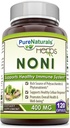 Pure Naturals Noni - 400 mg Καψάκια - 120 κάψουλες