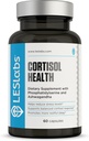 LES Labs Cortisol Health – Stresli Yardım, Dengeli Cortisol Response, Rahatlama ve Derin Uyku – Phosphatidylserine, Magnezyum, Magnolia Bark, Rhodiola Rosea & Ashwagan - Non-GMO – 60 Capsules