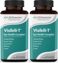 Visibili-T Vitamini Eye Health & Vision Support - Carrot Root, Chromium, Bilberry, Ginkgo Biloba, Grape Tohum Taklit, Lycopene, Vitamin A, Lutein & Zeaxanthin - 60 Capsules (Pack of 2)