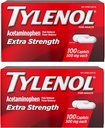 Tylenol Ekstra Güçlü Ağrı Reliever ve Ateş Ölçümü Caplets, 500 mg Acetaminophen, Baş Ağrısı Pilleri, Geriache, Toothache ve Minor Arthritis Pain Relief, 200 Count