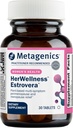 Metagenics Herhness Estrovera - All- Natural, Hormon-Free Perimenopause & Menopause Support - For Hot Flashes, Menopause Relief, Night Sweats - Gluten-Free - Vegetarian - Non-GMO - 30 Tablet