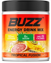 Energy Drink Powder - Energy Boost Drink Mix - Sugar-Free Energy με Αντιοξειδωτικά - Morning Kickstart και Sports Nutrition Endurance Product - 30 Μερίδες, 8 Ουγγιά (Tropical Fusion)