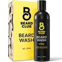 The Beard Club Citrus Beard & Face Wash– Όλα-σε-ένα καθαριστικό, μαλακώνει & Nourishes Μαλλιά προσώπου, Hydrates & Καθαρίζει το δέρμα, Paraben & Sulfate-Free
