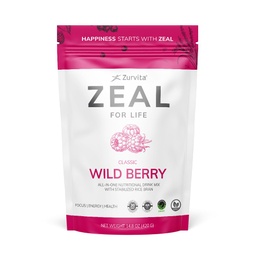 Zurvita - Zeal for Life 30-Day Wellness Bag - Wild Berry (Classic) - Συμπλήρωμα διατροφής για ζωτικότητα, ανοσία και ευεξία - 420 γραμμάρια