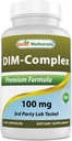 En İyi Naturals DIM Supplement 100 mg 120 Capsules, DIM for Estrogen Metabolism & Balance, For Menopause, Body Building, Pence & Hormonal Acne