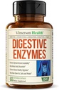 Digestive Enzymes - Probiotic Multi Enzyme (Enzimas Digestivas) - Digestive Συμπληρώματα με Μοναδική Makzyme-Pro Formula - Advanced Enzymes for Digestion, Bowel Movations & Nutrient Abvorvation. 60 Καπάκια