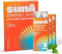 SUNII ENERGY GUM - New Quick Boost Energy & Focus - 50mg Caffeine Gum - Βιταμίνες B6 & B12, Ταυρίνη, Vegan, Χωρίς Ζάχαρη, Μηδέν θερμίδες, Φρέσκο γεύση μέντας - Γρηγορότερα από Chews, Ποτά, Gels & Χάπια (24pcs)