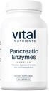 Vital Nutrients Pancreatic Enzymes 1000 mg (Full Strength) | Pancreatin Digestion Supplement with Protease, Amylase & Lipase | Digestive Enzymes | Gluten, Süt ve Soy Free | 90 Capsules