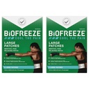 Biofreeze Pain Relief Patches, Arthritis Pain Reliver, Diz & Lower Back Pain Relief Patch, Sore Muscle Relief, Boy Pain Relief, 2 Pack (5 Biofreeze Menthol Patches)
