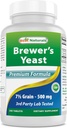 Best Naturals, Brewers Yeast, 7-1/2 σιτηρά με βιταμίνη Β1, Βιταμίνη Β2, 1000 mg 240 δισκία (240 Count (Pack of 1))