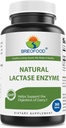 Brieofood Lactase Enzyme Pills - 3000 FCC ALU - 360 δισκία - 360 μερίδες - Μη ΓΤΟ, Χωρίς γλουτένη