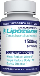 Lipozene® συμπλήρωμα απώλειας βάρους διατροφής - 1 φιάλη 30 κάψουλες -