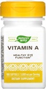 Nature's Way Vitamin A, High Potency, Supports Health Eye Function*, 3,000 mcg per Service, 100 Softgels (Pazar Mayıs Vary)