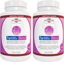 Daily Wellness Fertility Blend for Women - Συμπληρώματα γονιμότητας για τις γυναίκες, Conception Fertility Προγεννητικές Βιταμίνες, Προσπαθώντας να σχηματίσει συμπληρώματα προγεστερόνης, Cycle Support Conception Χάπια - 2 Pack
