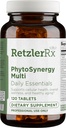 PhytoSynergy Multi w/o Iron by Dr. RetzlerRxTM - 120 Δισκία - Βιταμίνες και Ορυκτά Ενισχυμένες ενώσεις των φυτών - Λουτεΐνη, Ζεαξανθίνη, Λυκοπένιο και Resσβερατρόλη