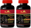 Αντιγηραντικές κάψουλες προσώπου - HYALURONIC Acid Pills 100 mg - υαλουρονικό οξύ Συμπληρώματα για τα μάτια - 2 φιάλες 120 κάψουλες