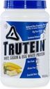 Vücut Beslenme Trutein Yüksek Protein Tozu:% 45 Whey,% 45 Casein,% 10 Egg White, Gluten-Free, Low sodyum, Grass Fed Whey Protein Toz, Gym Supplement & Breakfast Shake, Banana Cream, 2lb