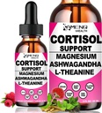 2 Pack Cortisol Supplements for Women, 17-in-1 Cortisol Calm Detox Function Manager w. Magnezyum Ashwagandha Theanine, Cortisol Liquid Drops for Relax, Recess Mood & Hormon Harmony, Cortisol Drink Mix