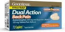 GoodSense Dual Action Acetaminophen και Ibuprofen (NSAID) δισκία, 250 mg/125 mg, οσφυαλγία, 72 κόμης