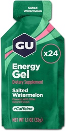 GU Energy Original Sports Nutrition Energy Gel, Αλατισμένο Καρπούζι, 26.4 Oz, 24 Count
