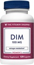 Shoppe DIM 100MG, Bioperine Black Pepper Extract, Women's Health (120 Capsules) için Estrogen Metabolism desteği ile
