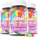 Hemp Totally (3 Packs) Hemp Jelly Beans 2,000,000 Premium r Stres & AHemp Supplement Inflammation, improve Sleep, Boost Mood - 450 Cts
