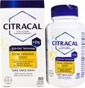 Citracal Calcium +D Slow Release 1200, Coated Tablets - 80 ea (Pack of 2)