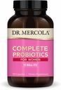 Dr. Mercola Complete Probiotics for Women - Supports Gut, Vaginal & Immune Health - Περιέχει Lactobacillus Strains - Μη ΓΤΟ, Χωρίς γλουτένη & Χωρίς σόγια - 90 κάψουλες (90 σερβιρίσματα)