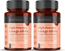 Pureclinica Ginkgo Biloba 30.000mg x 180 δισκία (2 μπουκάλια των 90) - 6 μήνες προσφοράς - 5 φορές Η δύναμη των προϊόντων ανταγωνιστή