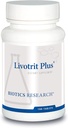 Βιοτική έρευνα Livotrit Plus Livot Plus Liver Cleanse και Detox συμπλήρωμα υποστήριξης Φυσικό μη ΓΤΟ βοτανικό μείγμα με γαϊδουράγκαθο 180 δισκία