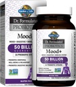 Garden of Life Dr. Formulated Probiotics Mood+ Acidophilus Probiotic Supplement - Προάγει την χαλάρωση και την πειστική ισορροπία - Ashwagandha για τη διαχείριση του στρες - μη GMO, Χωρίς γλουτένη - 60 Veggie Caps