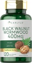 Carlyle Black Walnut Wormwood | 120 Capsules | Herbal Kompleksi | No-GMO, Gluten Free