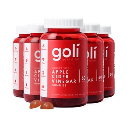 Goli Apple Cider Vinegar Gummy Vitamins - 300 Count - Βιταμίνη Β12, χωρίς γλουτένη, Vegan & μη ΓΤΟ