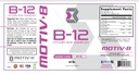 Motiv-8 Απαραίτητη Βιταμίνη Β-12 σταγόνες, Υπογλώσσια, εύκολο να λάβει συμπλήρωμα υγρών, υποστηρίζει την υγεία των ματιών, την ενέργεια του εγκεφάλου, το νευρικό σύστημα, τη γνώση και τη μνήμη (60 εξυπηρετούν, σμέουρο)