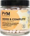B Kompleksi Mood Support Supplement by PYM (30 Count) | Günlük Mood & Energy Support | Non-GMO, Vegan, Gluten-Free