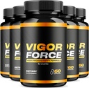 LIVORKA (5 Pack) VigorForce Pills, VigorForce Capsules, VigorForce Advanced Formula, 5 Ay Için 300 Capsules