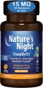 Nature's Night Triple Strength Quick Dissolve Melatonin 15 mg with Supportive Mix | Natural Orange Flavor | 90 Count | Sugar Free, Vegan, Non-GMO, Drug Free, Vegan, Non-GMO, Drug Free